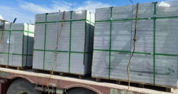 泉州 芝麻白花岗岩地铺石装车日常