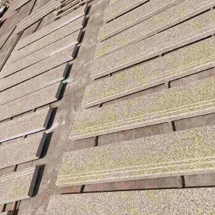 泉州 黄金麻花岗岩光面楼梯踏步