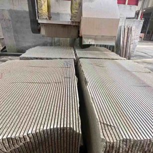 泉州 车间生产日常，黄金麻白麻花岗岩