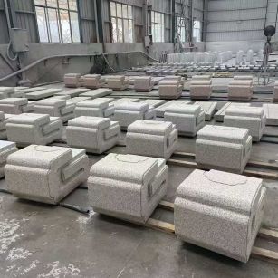 泉州 白麻花岗岩异形加工-石凳，坐凳