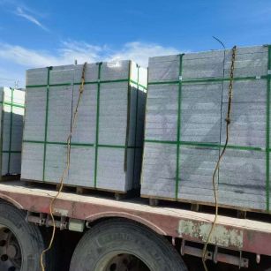 泉州 芝麻白花岗岩地铺石装车日常