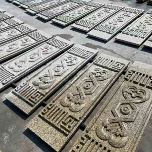 泉州 黄金麻花岗岩外墙雕刻板