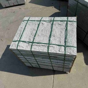 泉州 白麻花岗岩石材自然面蘑菇石成品