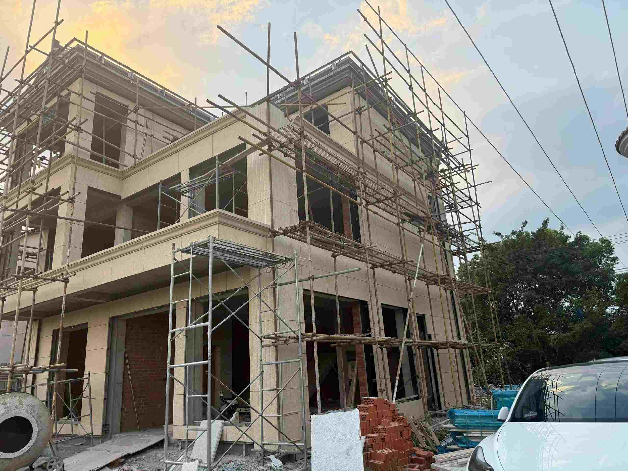 泉州 黄金麻荔枝面花岗岩外墙干挂