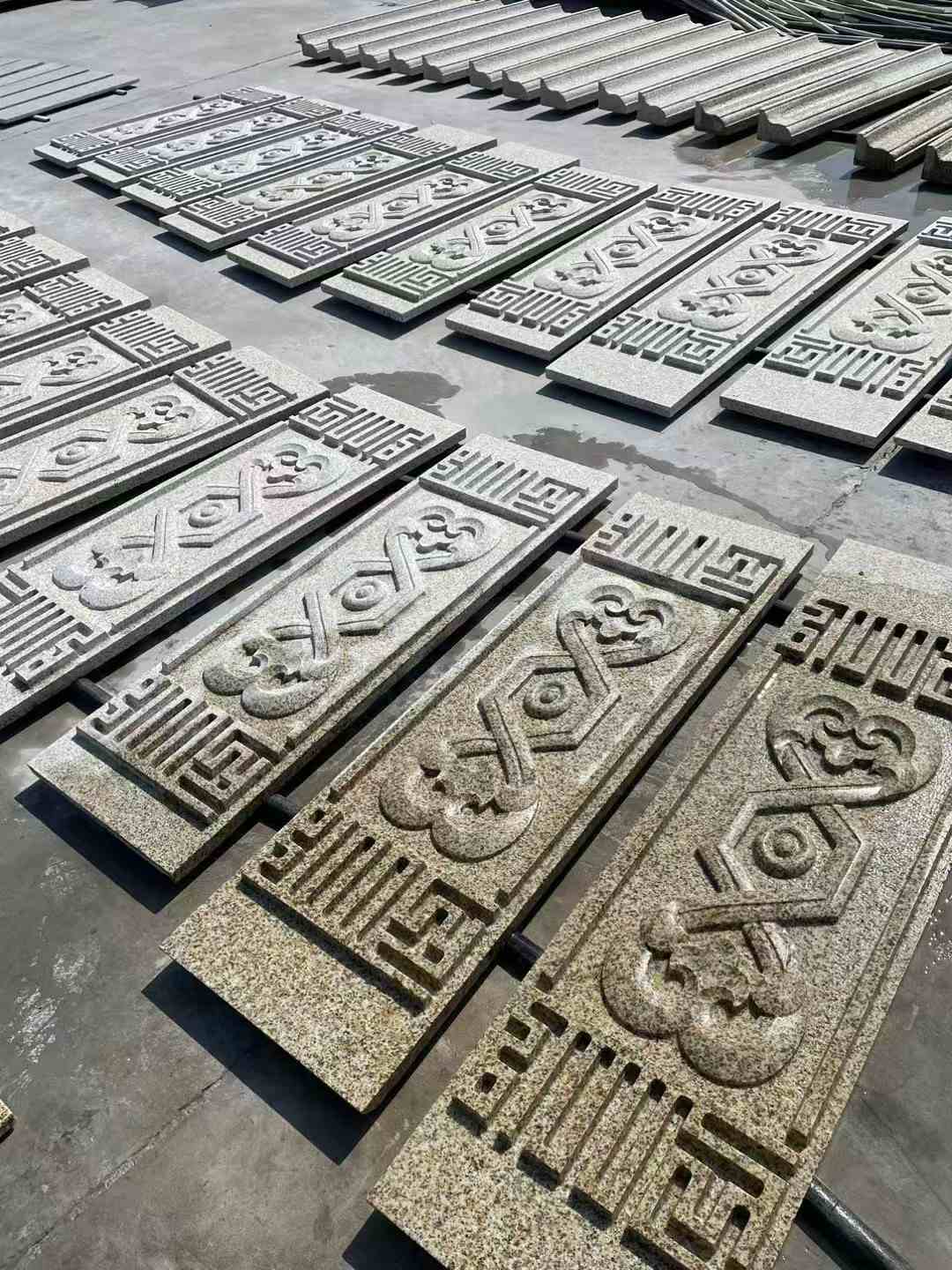 泉州 黄金麻花岗岩外墙雕刻板