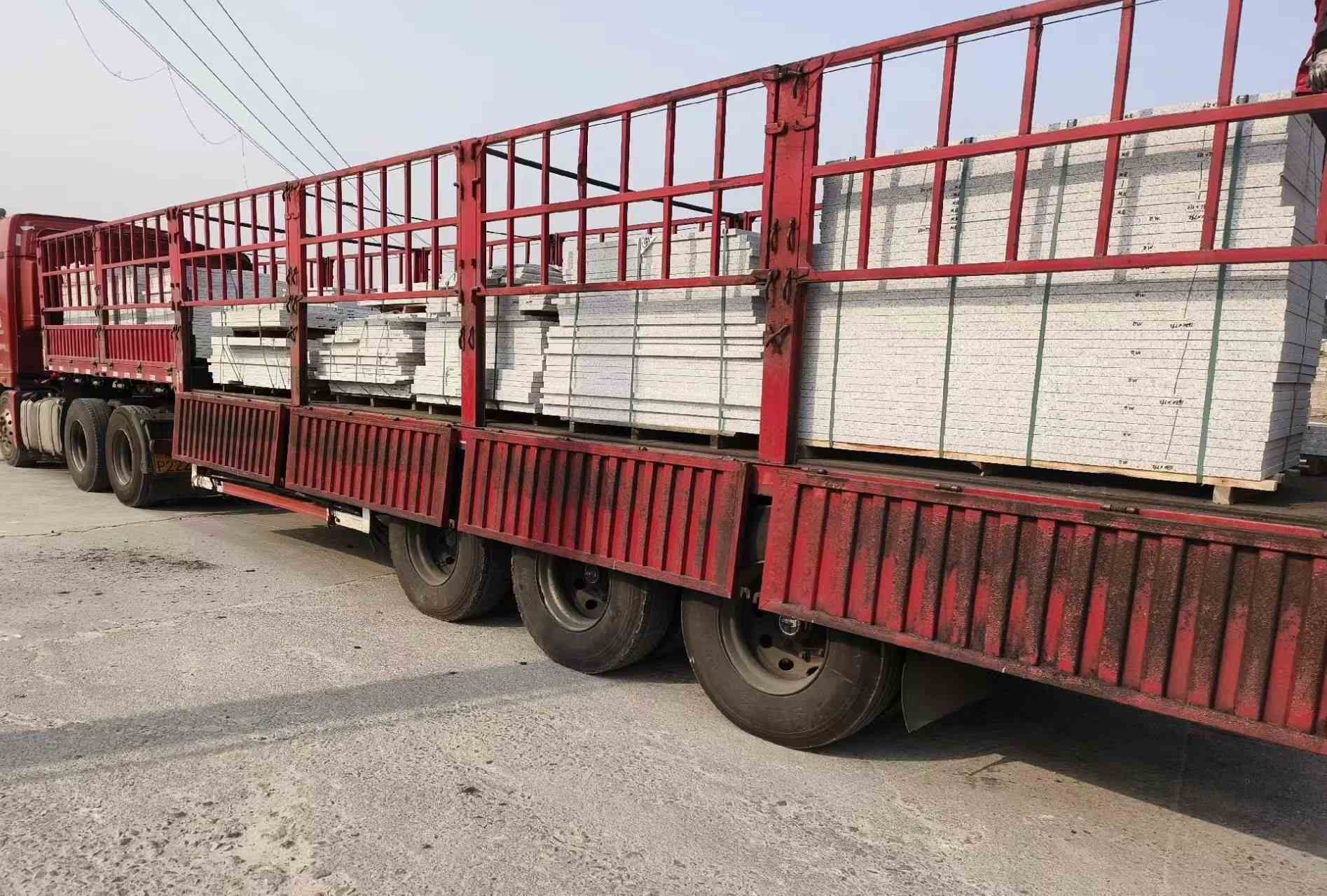 泉州 白麻荔枝面外墙干挂，工厂装车日常