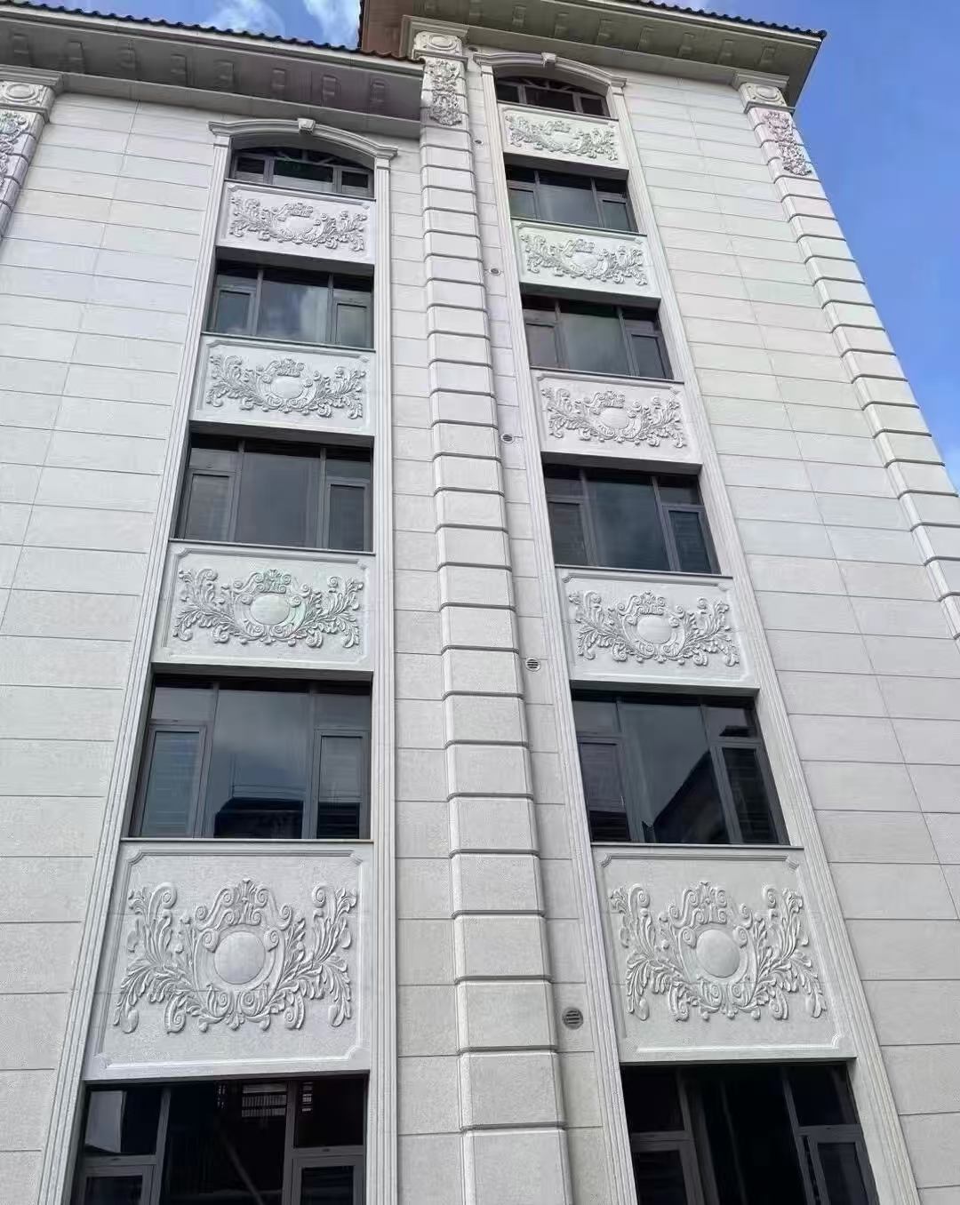 泉州 白麻荔枝面花岗岩别墅外墙干挂