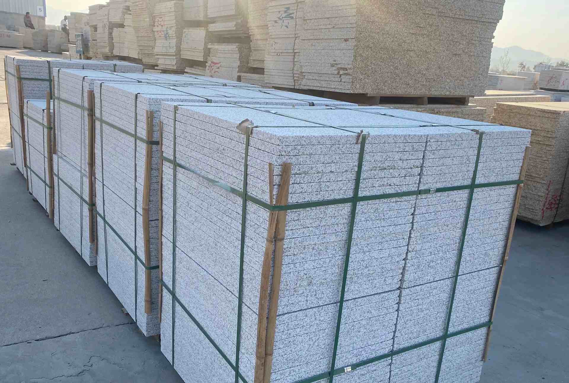 泉州 白麻花岗岩荔枝面地铺石